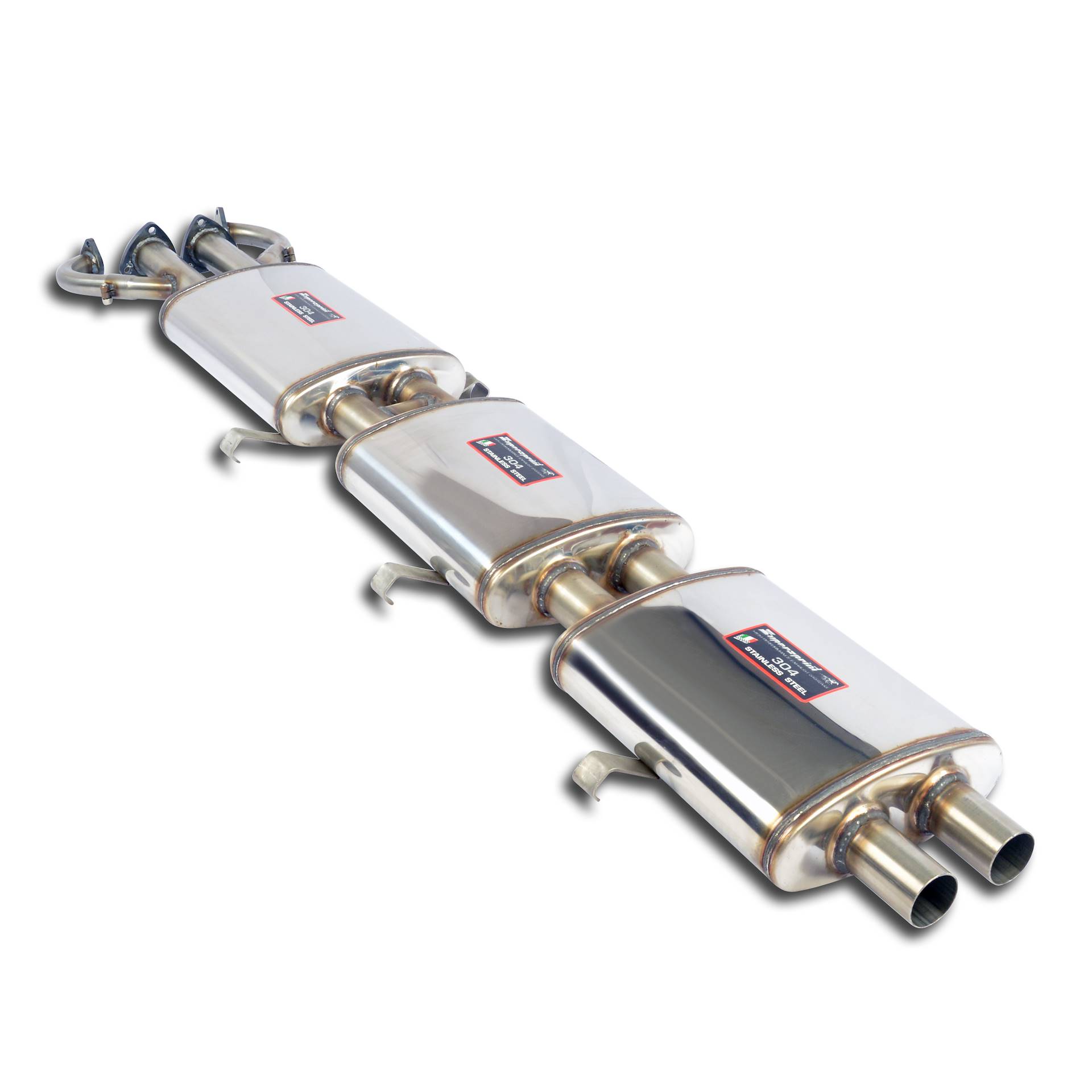 Front + Silencieux central Droite (3 Silencers) Disponible sur demande